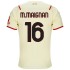 Camisola AC Milan Mike Maignan 16 Equipamento Segundo 2021-2022 Manga Curta